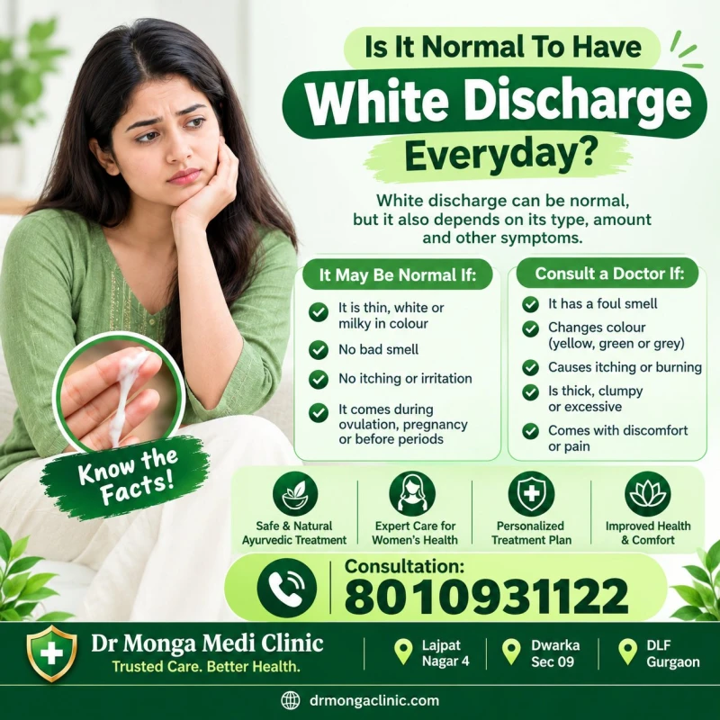 Treatment of white discharge in female